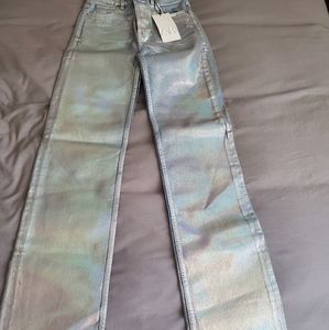 Zara relaxed wide-leg high rise Jean size 32 (US0)